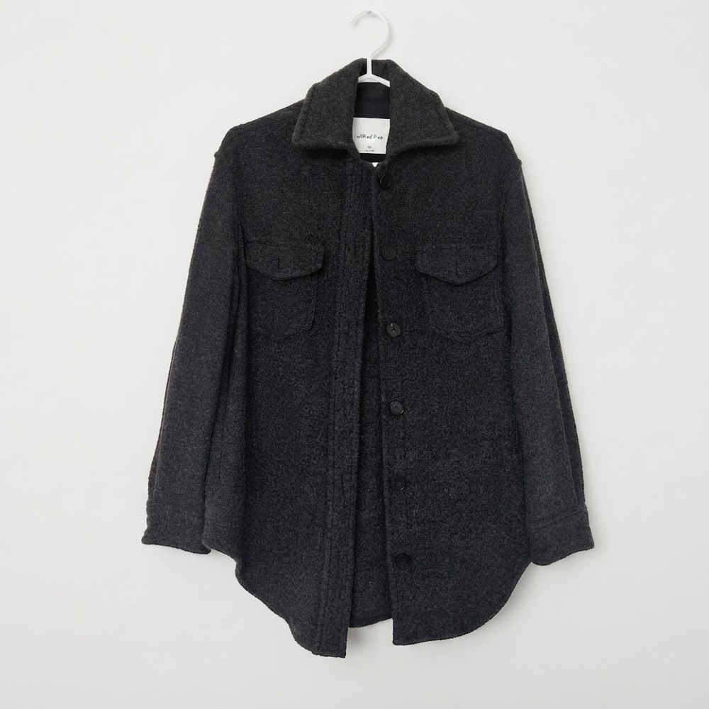Aritzia Ganna Jacket - charcoal black